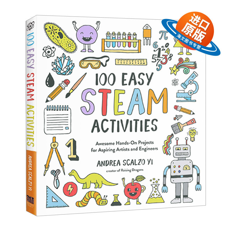 英文原版 100 Easy Steam Activities 100个简单的Steam活动 英文版 进口英语原版书籍