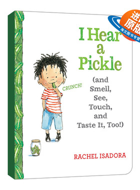 英文原版绘本 I Hear a Pickle 我听到了一条泡菜的声音 2-4岁幼儿认知启蒙绘本 纸板书 英文版 进口英语原版书籍