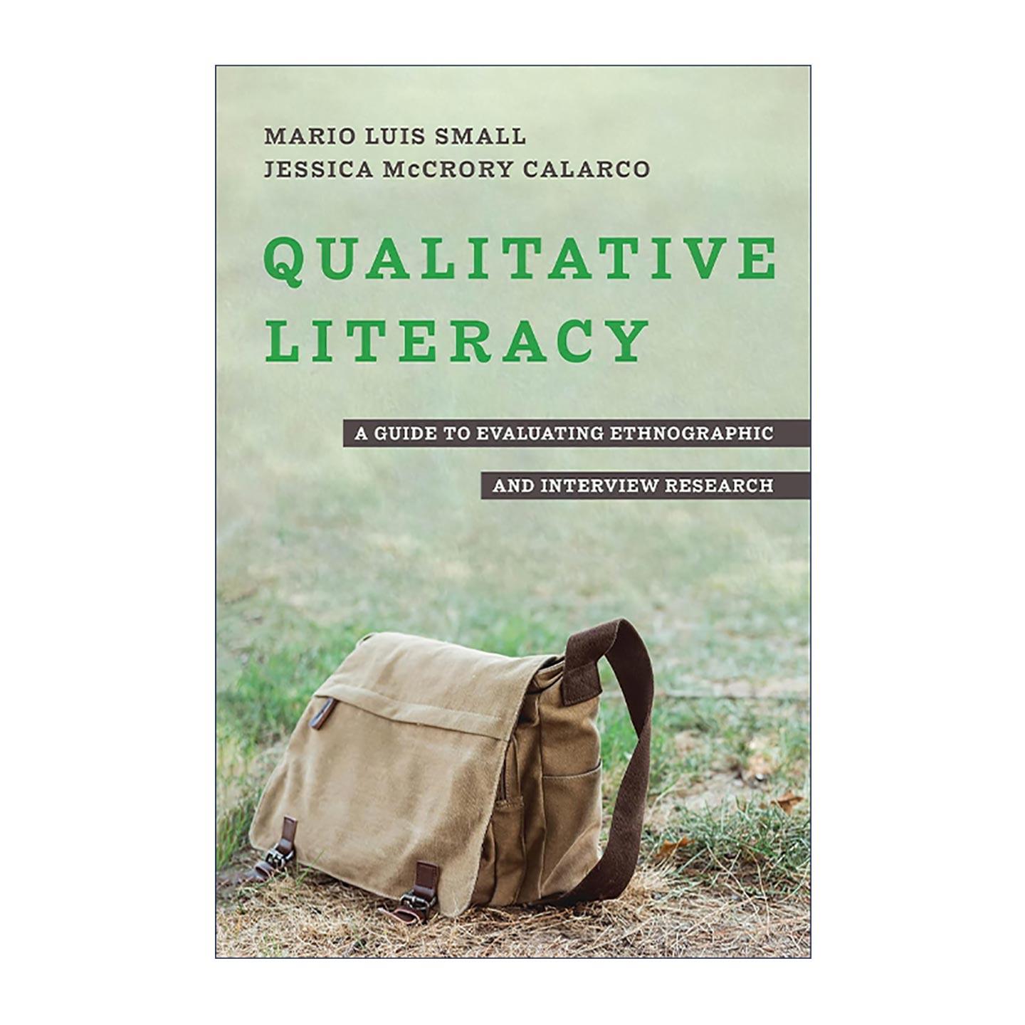 英文原版 Qualitative Literacy 定性素养 评估民族志和访谈研究的指南 Mario Luis Small 英文版 进口英语原版书籍