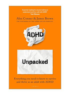 英文原版 ADHD Unpacked ADHD全解析 成年患者生存与发展指南 英文版 进口英语原版书籍