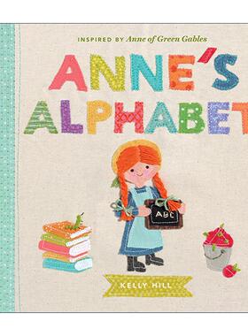 英文原版 Anne's Alphabet 安妮的字母表 绿山墙的安妮系列 CCBC年度优秀童书 儿童启蒙认知绘本 纸板书 英文版 进口英语原版书籍