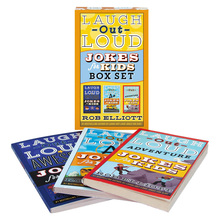 笑爆肚子的笑话3册盒装 英文原版 Laugh Out Loud Jokes for Kids 3 Book Box Set 英文版儿童英语课外阅读章节书 进口原版书籍