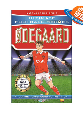 英文原版 ?degaard 超级足球明星人物传记 马丁·厄德高  Ultimate Football Heroes 英文版 进口英语原版书籍