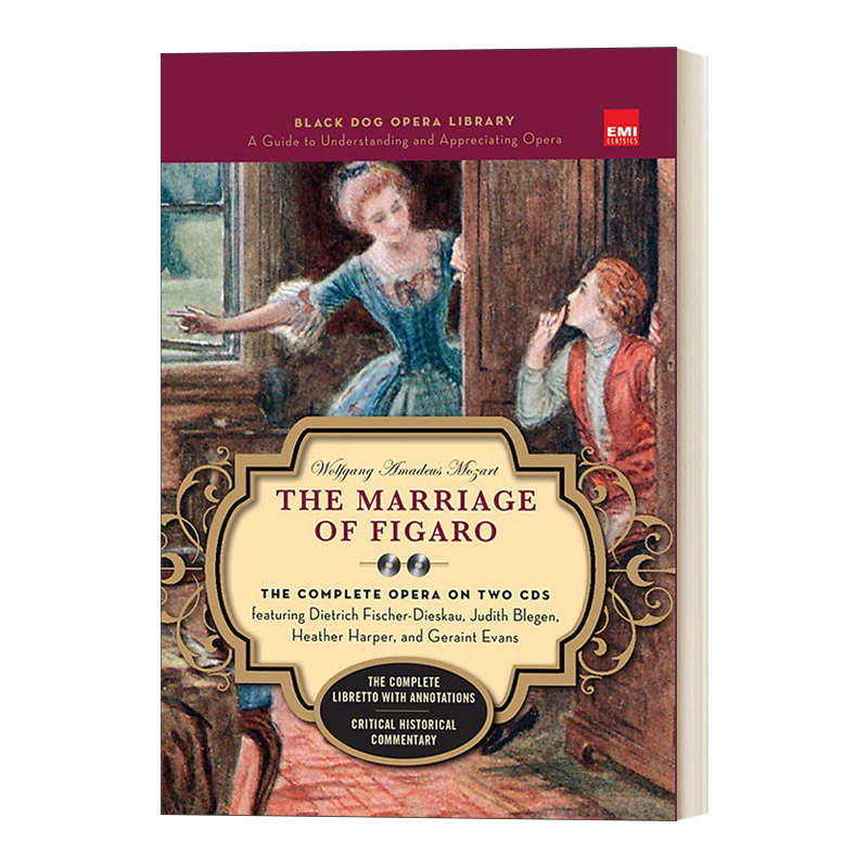 英文原版 Marriage of Figaro Book and CD's费加罗的婚礼附CD英文版进口英语原版书籍