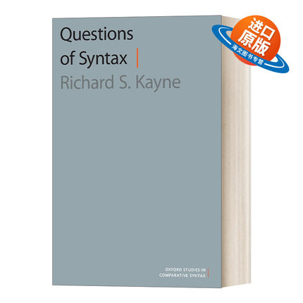 英文原版 Questions of Syntax 语法问题 英文版 进口英语原版书籍
