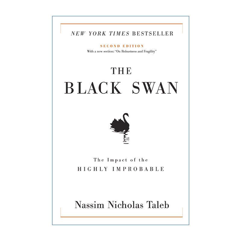 英文原版 The Black Swan黑天鹅如何应对不可预知的未来第二版 Nassim Nicholas Taleb精装英文版进口英语原版书籍