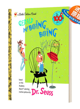英文原版 Gerald McBoing Boing Little Golden Book 杰拉尔德 迈克啵嘤 啵嘤 苏斯博士 兰登书屋精装小金书 英文版 进口英语书籍