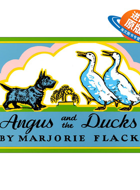 英文原版绘本 Angus and the Ducks 安格斯和鸭子  安格斯系列 凯迪克奖得主Marjorie Flack 英文版 进口英语原版书籍