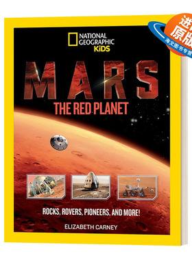 英文原版 Mars The Red Planet 火星 红色星球 岩石 探路者 先驱者和更多 国家地理儿童 英文版 进口英语原版书籍