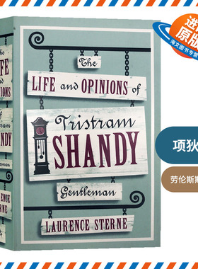 项狄传 英文原版 The Life and Opinions of Tristram Shandy Gentleman 劳伦斯斯特恩 外国文学小说 英文版进口英语书籍