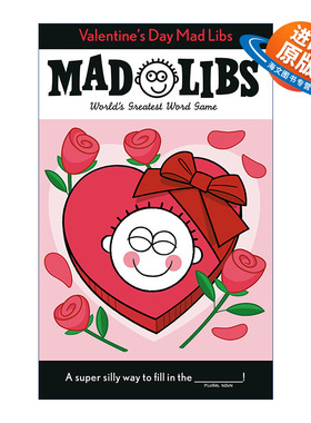 英文原版 Valentine's Day Mad Libs 情人节 疯狂填词游戏 英文版 进口英语原版书籍