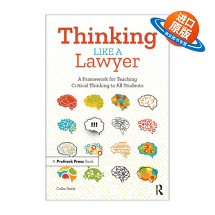 批判性思维 书籍 Like 进口英语原版 英文版 框架 像律师那样思考 Lawyer Thinking 英文原版