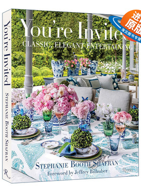 英文原版 精装 You're Invited 你被邀请了 经典优雅派对聚会娱乐指南 家庭派对策划秘诀分享 精装 餐饮礼仪 英文版 进口英语书籍
