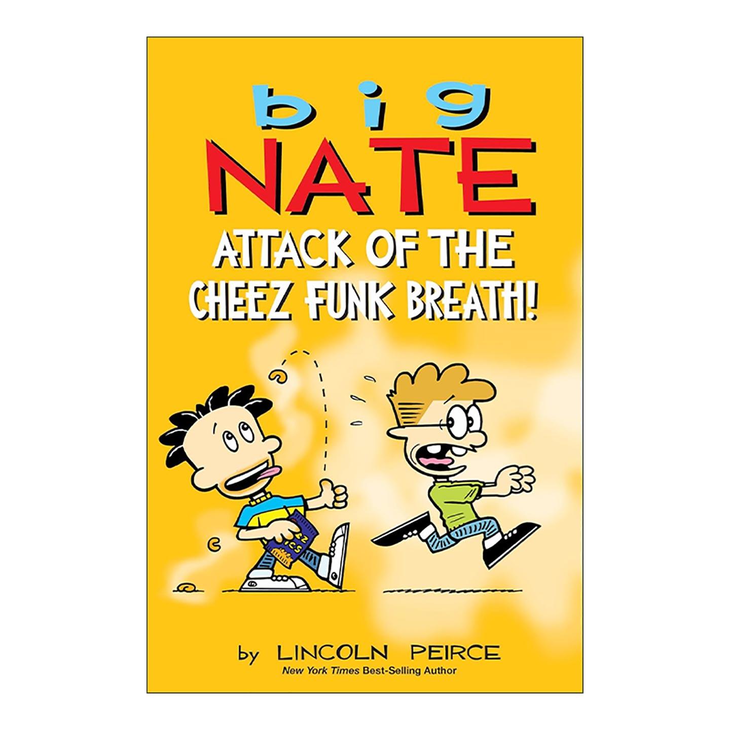 英文原版 Big Nate Attack Of The Cheez Funk Breath 大内特系列32 全彩漫画小说 英文版 进口英语原版书籍