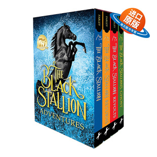 英文版 书籍儿童外文书 Stallion 4册套装 Walter 黑神驹系列 Black Adventures 进口英语原版 英文原版 Farley The