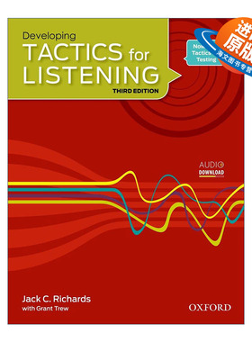 英文原版 Tactics for Listening Developing Student Book 牛津听力策略2 英文版 进口英语原版书籍