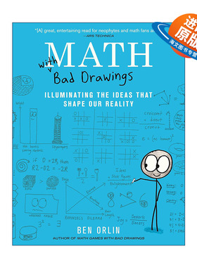 英文原版 Math with Bad Drawings 欢乐数学 一本充满 烂插画 的快乐数学启蒙书 英文版 进口英语原版书籍