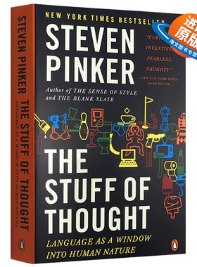 思想本质 英文原版书 The Stuff of Thought  史蒂芬平克 Steven Pinker 英文版原版 正版进口畅销书籍