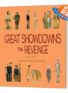 英文原版 Great Showdowns The Revenge Scott Campbell的异想电影插画 复仇 英文版 进口英语原版书籍