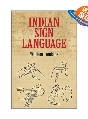 英文原版 Indian Sign Language 印第安手语指南 William Tomkins 英文版 进口英语原版书籍