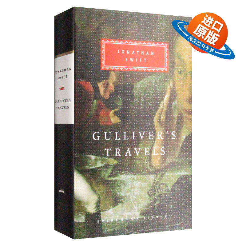 英文原版 Gulliver's Travels 格列佛游记 乔纳森 斯威夫特 Everyman精装版 英文版 进口英语原版书籍