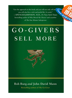 英文原版 Go-Givers Sell More 给予者卖得更多 销售技巧指南 精装 Bob Burg 英文版 进口英语原版书籍