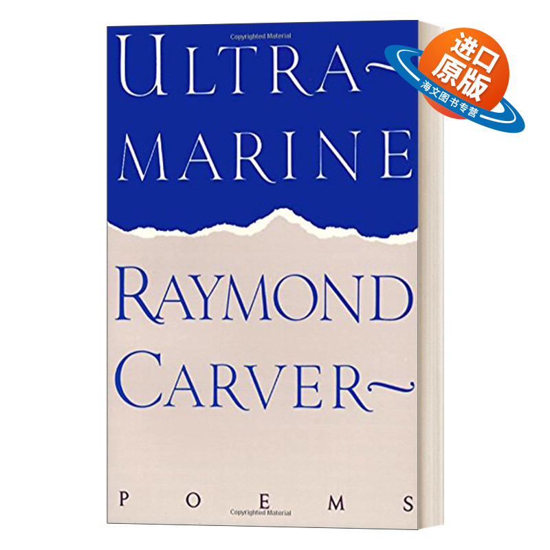 英文原版 Ultramarine: Poems 海青色:诗集 Raymond Carver雷蒙德·卡佛 英文版 进口英语原版书籍