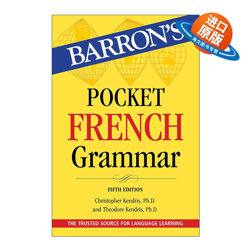 原版 Pocket French Grammar 巴朗口袋法语语法书 第5版 进口原版书籍