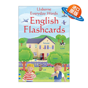 英文原版 Everyday Words English Flashcards 尤斯伯恩 英语日常用语词卡 英文版 进口英语原版书籍