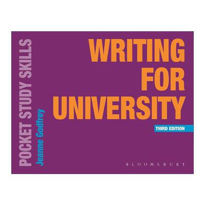 英文原版 Writing for University 大学学术写作指南 Jeanne Godfrey 英文版 进口英语原版书籍