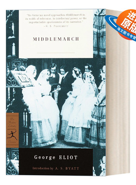 英文原版 Middlemarch 米德尔马契 George Eliot乔治·艾略特 兰登书屋现代图书馆经典系列 英文版 进口英语原版书籍