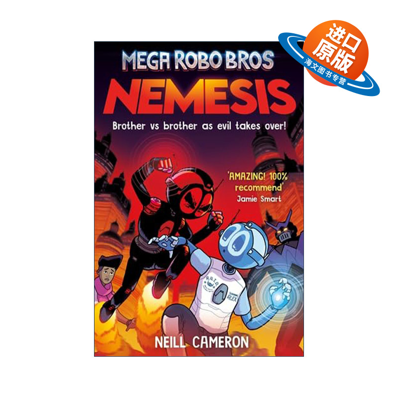 英文原版 Mega Robo Bros Nemesis 超级机器兄弟 报应 Neill Cameron少儿漫画 英文版 进口英语原版书籍