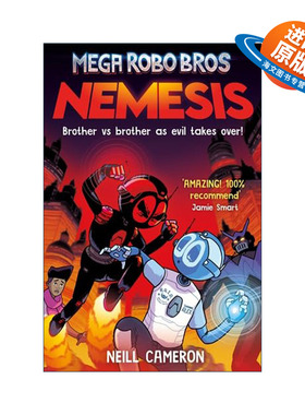 英文原版 Mega Robo Bros Nemesis 超级机器兄弟 报应 Neill Cameron少儿漫画 英文版 进口英语原版书籍