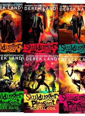 英文原版 Skulduggery Pleasant 怪侠S.P先生 德雷克 兰迪 骷髅侦探系列6册 英文版 进口英语原版书籍