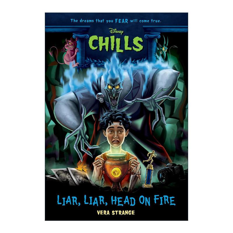 英文原版 Disney Chills 05 Liar Liar Head on Fire 迪士尼心惊故事系列5 骗子好着急 儿童冒险小说 英文版 进口英语原版书籍