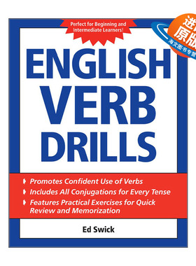 英文原版 English Verb Drills 英语动词训练 英文版 进口英语原版书籍