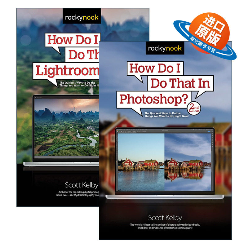 英文原版 How Do I Do That...系列2册 摄影师必备后期处理技法LR/PS Scott Kelby 英文版 进口英语原版书籍