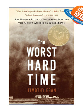 英文原版 The Worst Hard Time 艰难时代 美国黑色风暴幸存者不为人知的故事 英文版 进口英语原版书籍