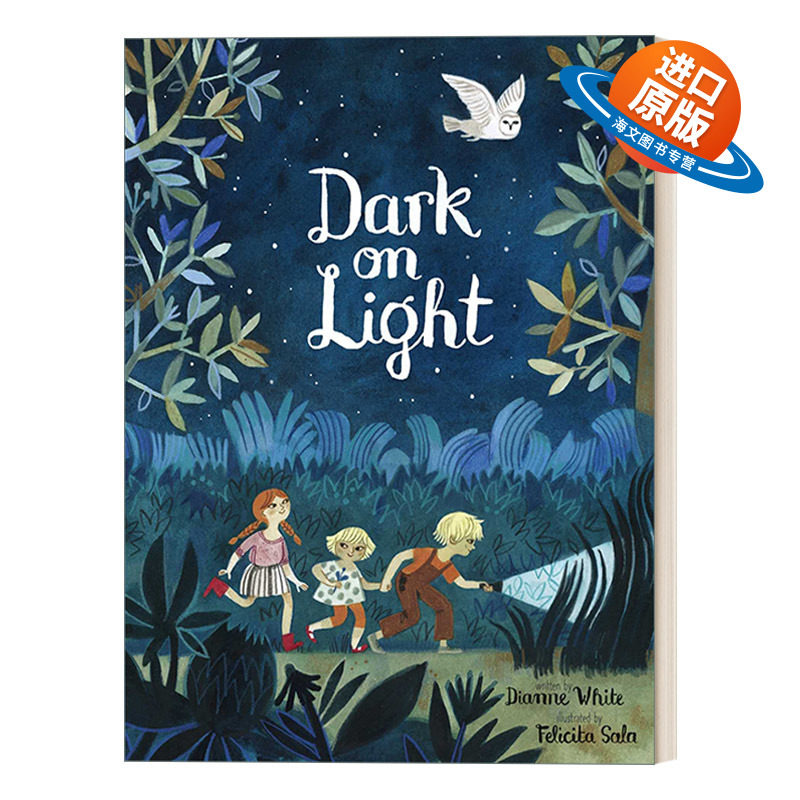 英文原版绘本 Dark on Light 日落后的旅程 精装绘本 Felicita Sala插画 英文版 进口英语原版书籍