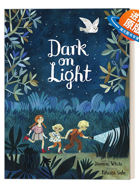 英文原版绘本 Dark on Light 日落后的旅程 精装绘本  Felicita Sala插画 英文版 进口英语原版书籍