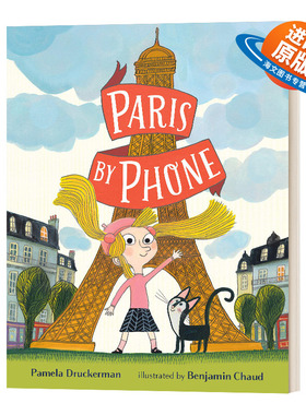 英文原版 Paris by Phone 巴黎来电 精装绘本 Benjamin Chaud 插画 英文版 进口英语原版书籍儿童外文书