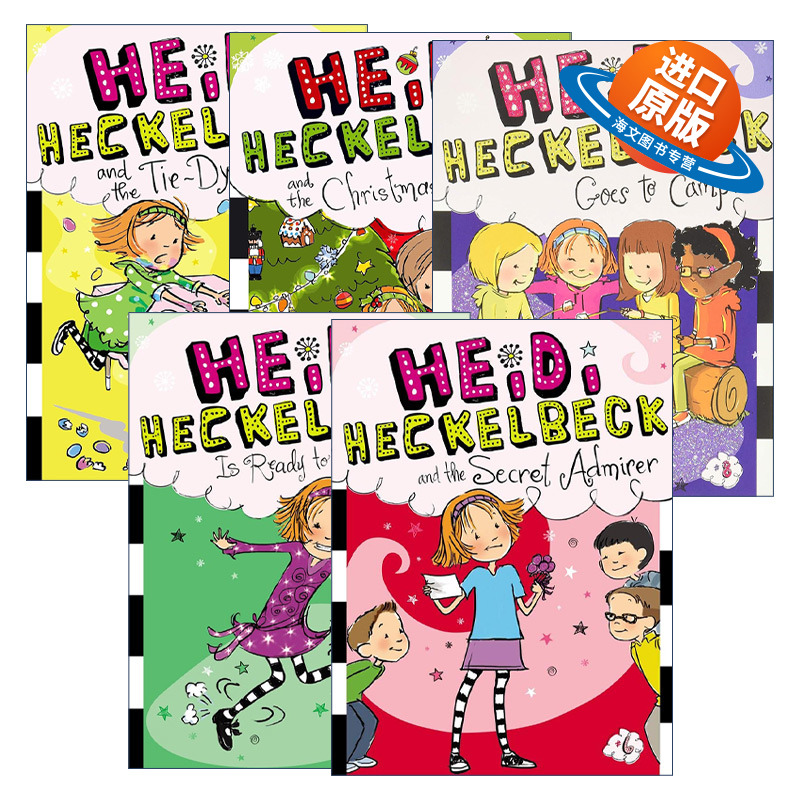 英文原版 Heidi Heckelbeck 小女巫海蒂系列6-10册 儿童章节桥梁书 校园故事 英文版 进口英语原版书籍