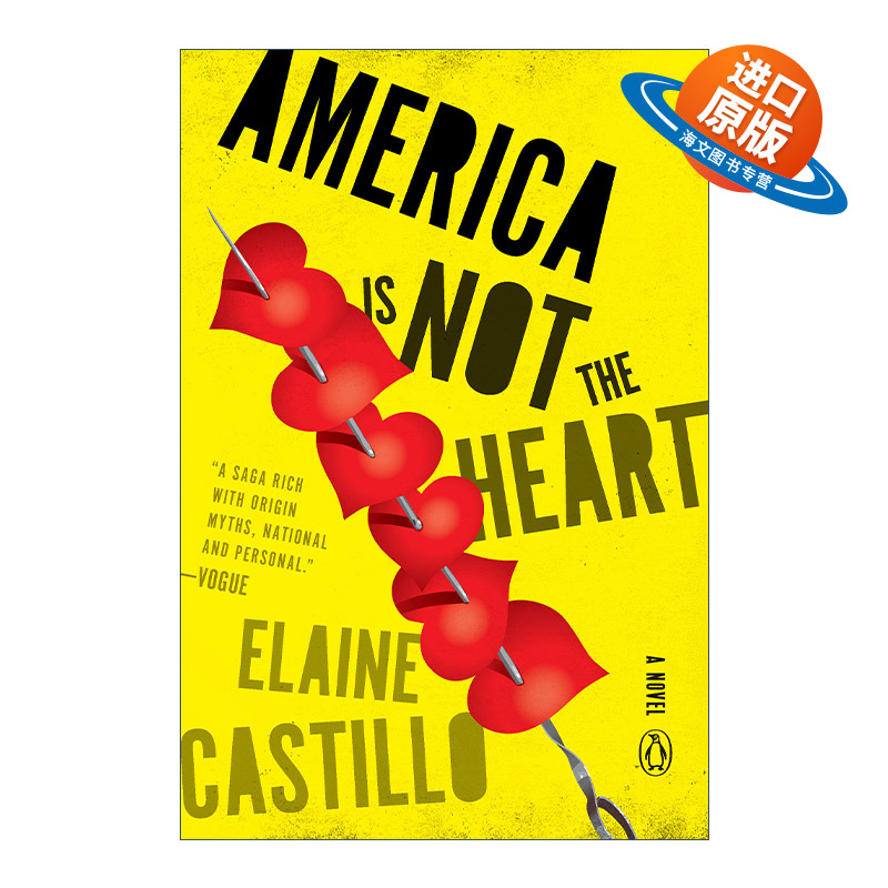 英文原版 America Is Not the Heart 美国不在心中 回不去的菲律宾 女性小说 Elaine Castillo 英文版 进口英语原版书籍
