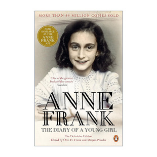 英文原版 The Diary of a Young Girl 安妮日记 含部分原始手稿 英文版 进口英语原版书籍
