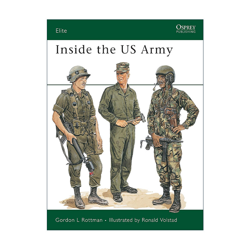 英文原版 Inside the US Army 八十年代美国陆军 军事精锐系列 英文版 进口英语原版书籍