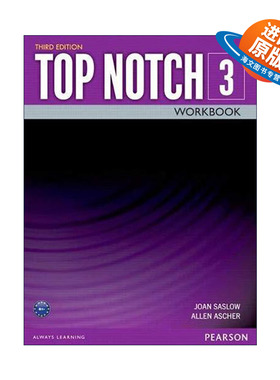 英文原版 Top Notch (3E) 3 Workbook 英文版 进口英语原版书籍