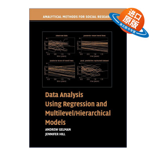 英文原版 Data Analysis Using Regression and Multilevel Hierarchical Models 数据回归分析和多级层次模型 英文版 进口英语书