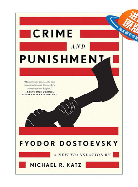 英文原版 Crime and Punishment 罪与罚 陀思妥耶夫斯基 Michael R. Katz新译本 英文版 进口英语原版书籍