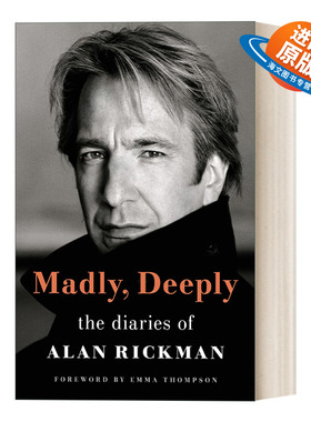 英文原版 Madly Deeply The Diaries of Alan Rickman 艾伦瑞克曼日记 斯内普教授 哈利波特 英文版 进口英语原版书籍