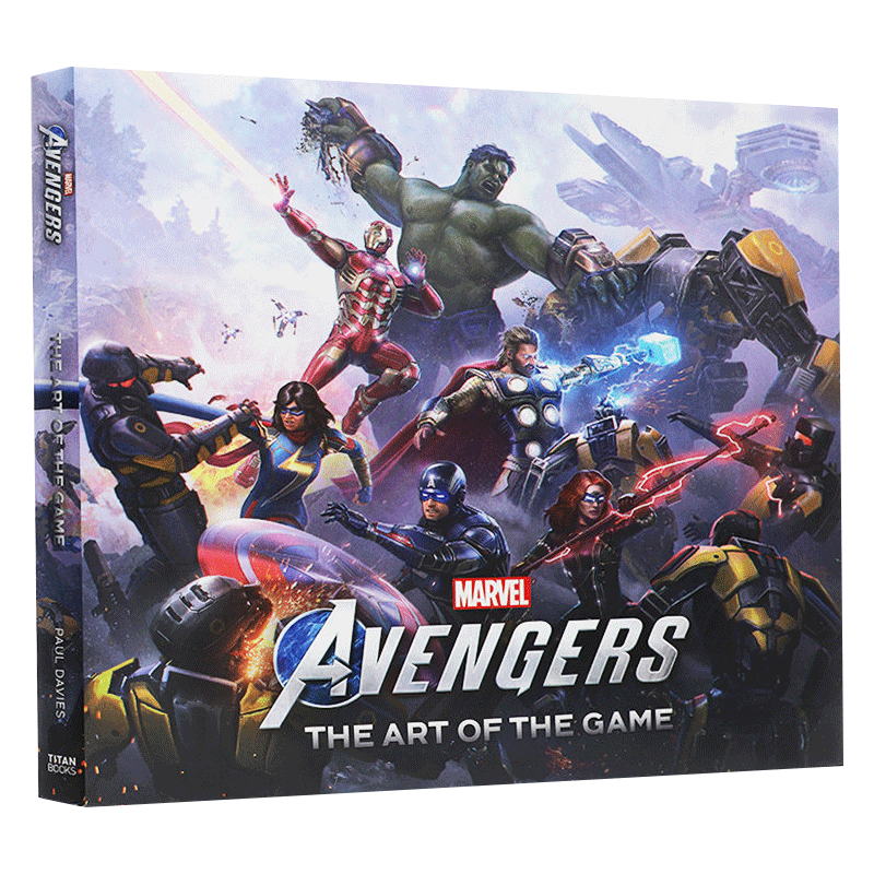 英文原版 漫威复仇者联盟游戏设定集 精装画册 Marvel Avengers Art of the Game 概念草图 人物艺术 故事板 渲染场景 周边书